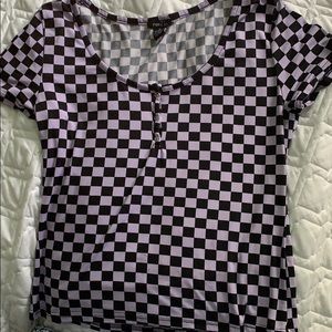 checkerboard shirt